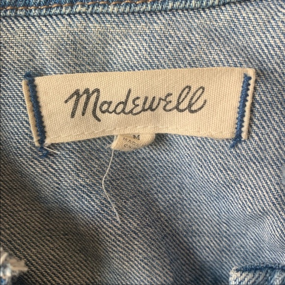 Madewell distressed Denim jacket - Picture 4 of 4